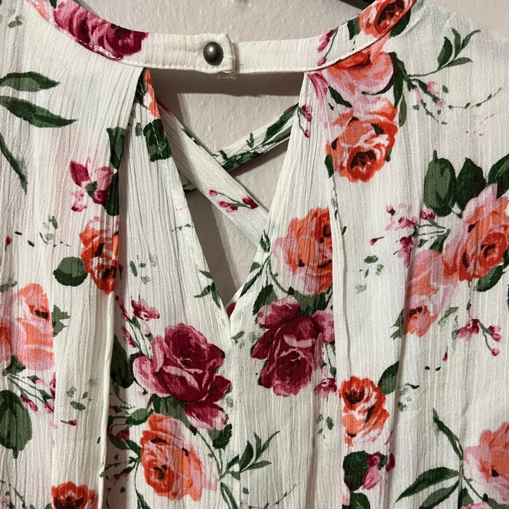 UMGEE Sleeveless floral crisscross dress - Picture 4 of 6
